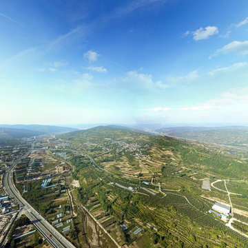 天水市甘泉镇全景图