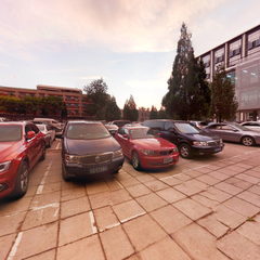 今天下班后的天空好亮啊