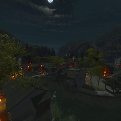 天涯明月刀OL-巴蜀小镇-夜景写真