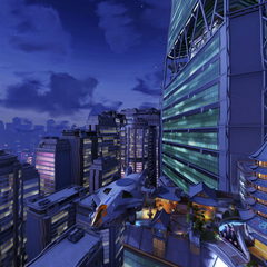 守望先锋-你没见过的漓江塔夜市