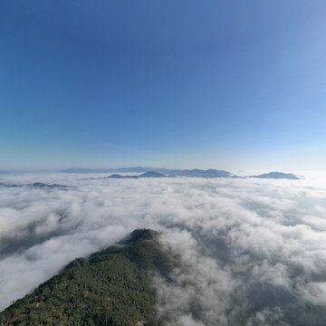 大山顶云海