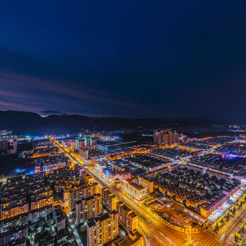 VR全景&middot;2022夏至日傍晚的会泽县城