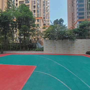 林溪康城景观篮球场