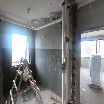 日立空调内机安装结束