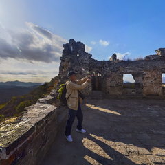 金山岭长城&mdash;&mdash;VR全景观西域楼断壁残垣