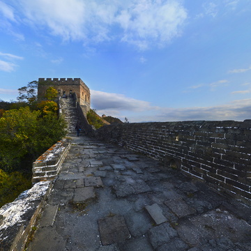 金山岭长城&mdash;&mdash;VR全景观看西五眼楼附近的晚霞景观