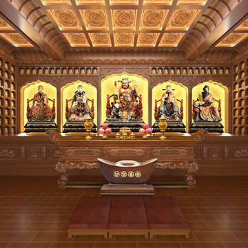 嘉禾普济寺财神殿