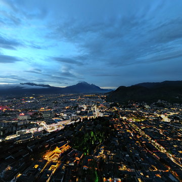 丽江古城全景