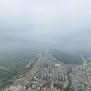 通渭县城全景