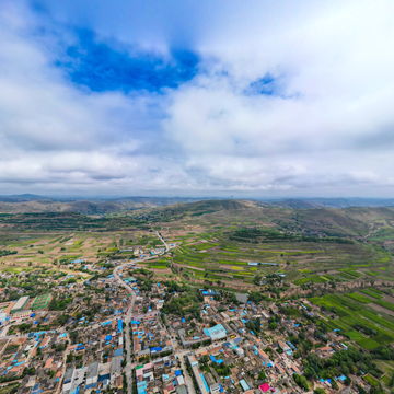 通渭县榜罗镇全景