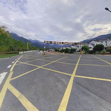 九华山南庄售票处入口