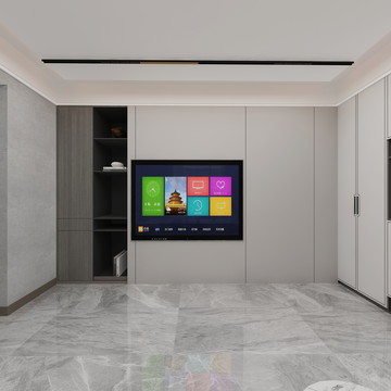 乐港花园115平方米户型精装房效果显示