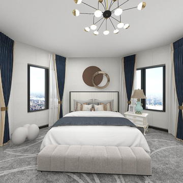 柔麻现代简约装饰效果