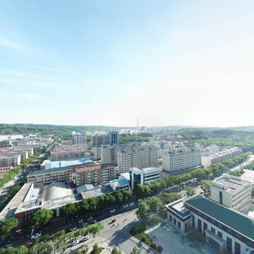 【全景】武乡宝塔广场