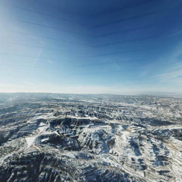 【360全景】冬日南神山