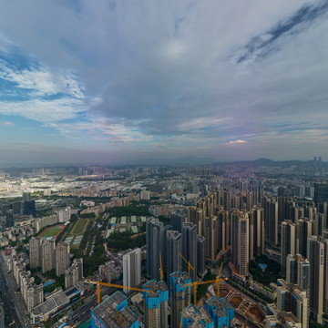 深圳鸿荣源壹城中心十区航拍VR