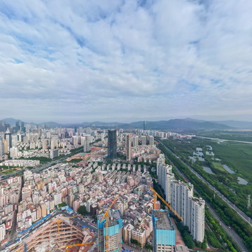 深圳中洲湾迎海航拍VR