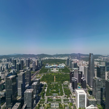 深圳福田中心CBD航拍VR