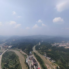 岩前镇镇区全景300m