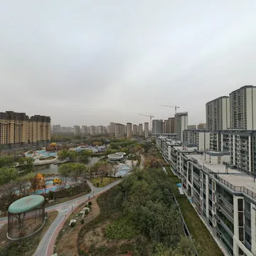 无人机勘测花园里小区