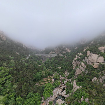 崂山八水河航拍