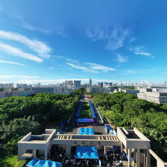 海南大学开学全景图