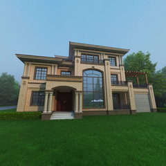 别墅全景效果图