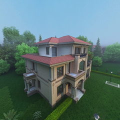 别墅全景效果图