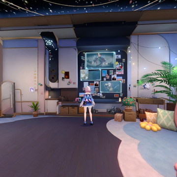 星穹铁道三月七房间360&deg;全景图