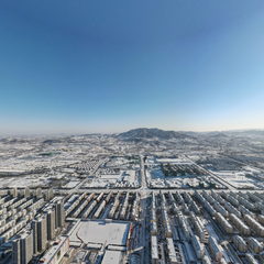五莲雪后全景