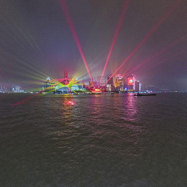 2021 建党百年 外滩灯光秀