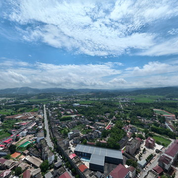 万载三兴镇全景图