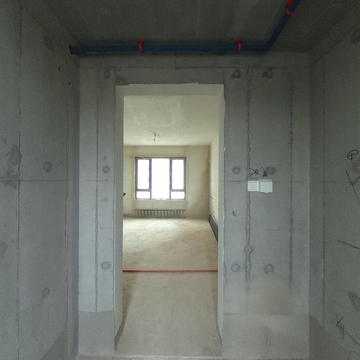 万通水电施工。公园上城1号楼二单元1104水电全景图