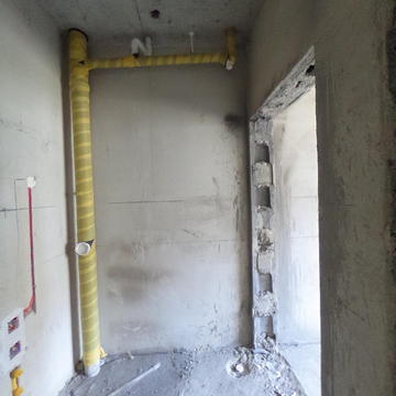 万通水电施工盛华东岸25号楼一单元402水电全景图