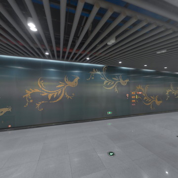 成都地铁抚琴站一影壁