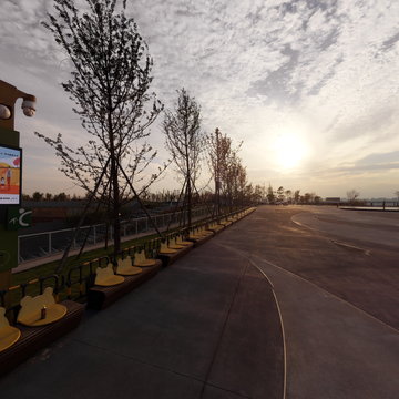 熊猫基地新大门