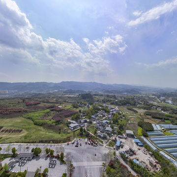 湄潭全景之黄家坝桃花江段。