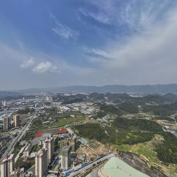 湄潭县城体育馆全景