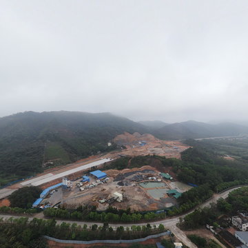 从埔高速预制梁场