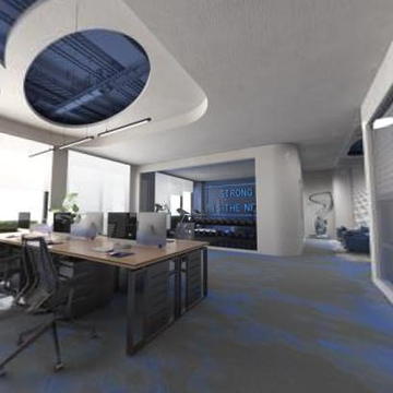 海洋办公入口区