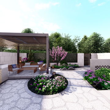 中海锦城庭院设计