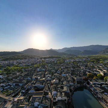 宏村中心航拍(2023年4月)