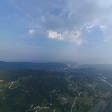 余井乡村全景图片