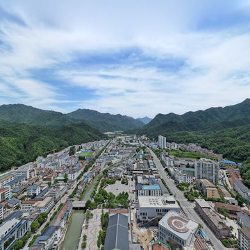 留坝县城全景VR