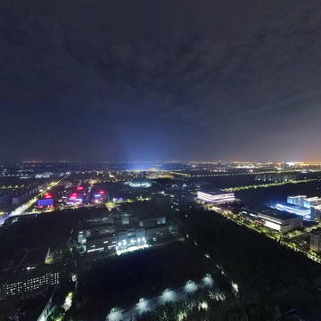 淄博夜景高空200米