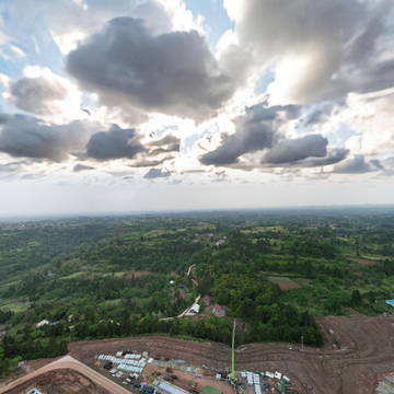 正大6000头凤凰种猪场施工现场