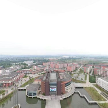 学院图书馆全景