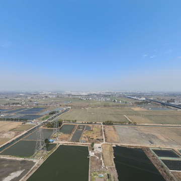 堰桥鱼塘地块全景图20250219