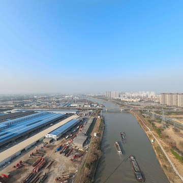 锡澄运河航带全景图
