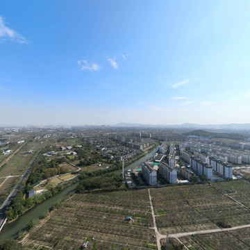 阳山桃溪路--西南河道全景图20241127